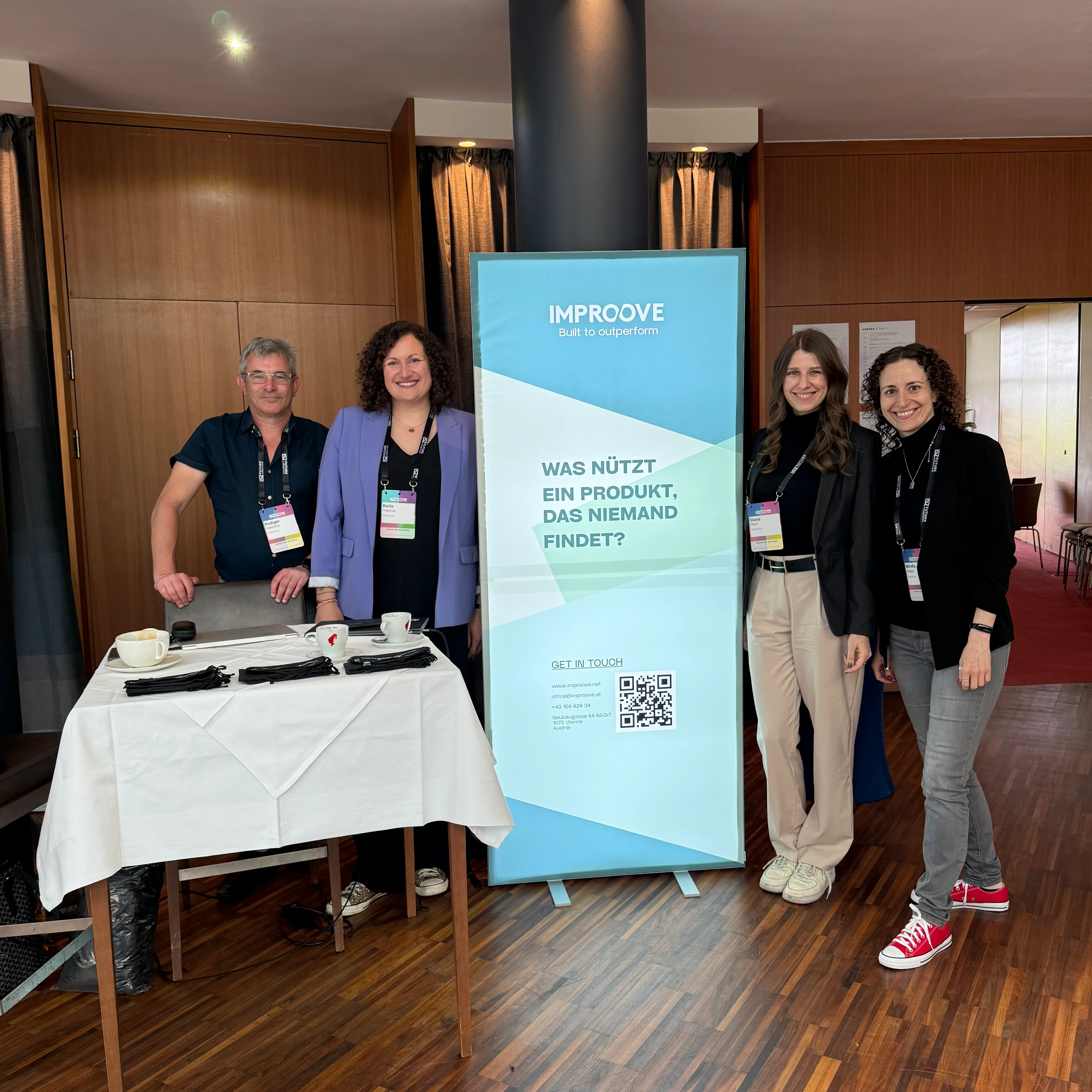 Das Improove Team beim Future of Marketing Kongress