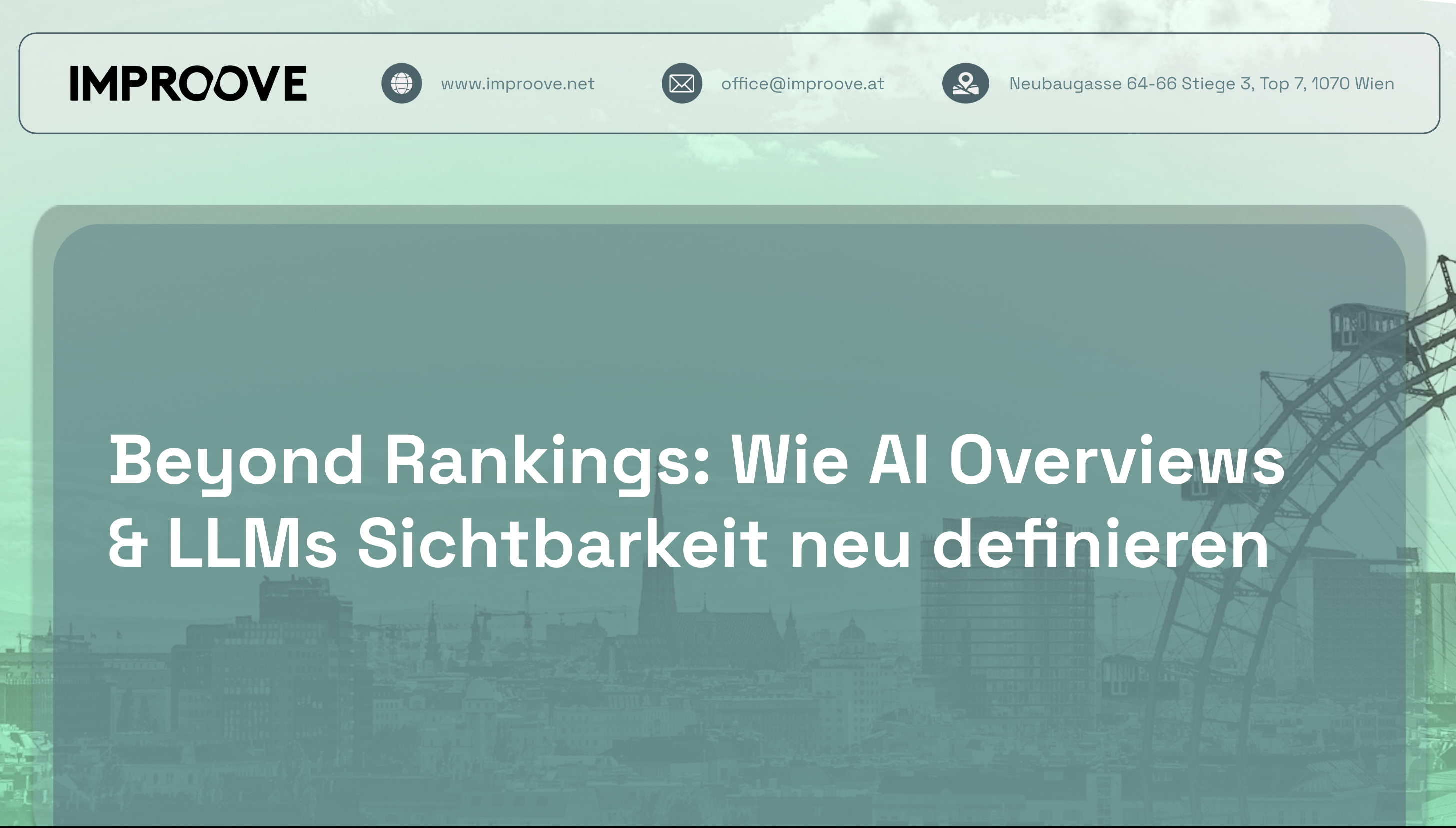 Beyond Rankings Webinar von Improove