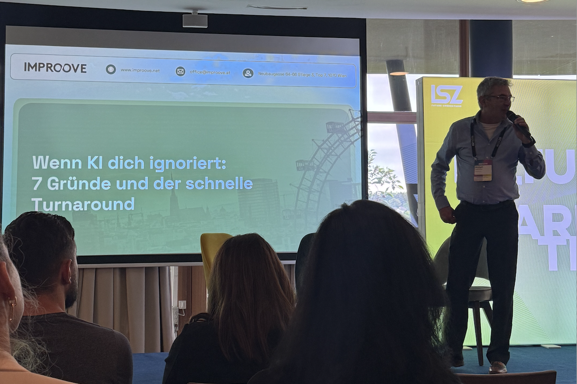 Rüdiger Dalchow bei Improove Vortrag